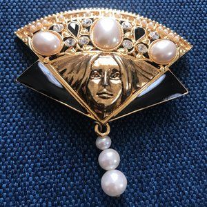 Berebi Art-Nouveau-style Brooch